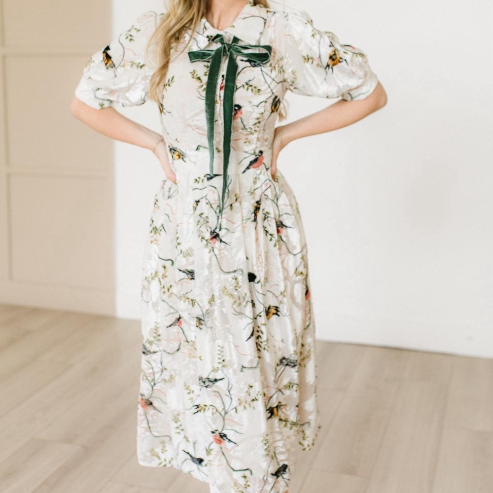 Ivy City Co Delaney Dress in White